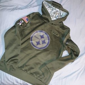 Nike x NFL Pittsburgh Steelers camo armed forces